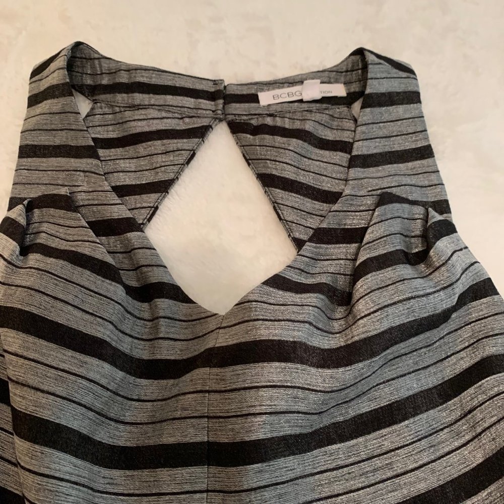 Bcbgeneration Black, Gray/Silver Party Romper Siz… - image 3